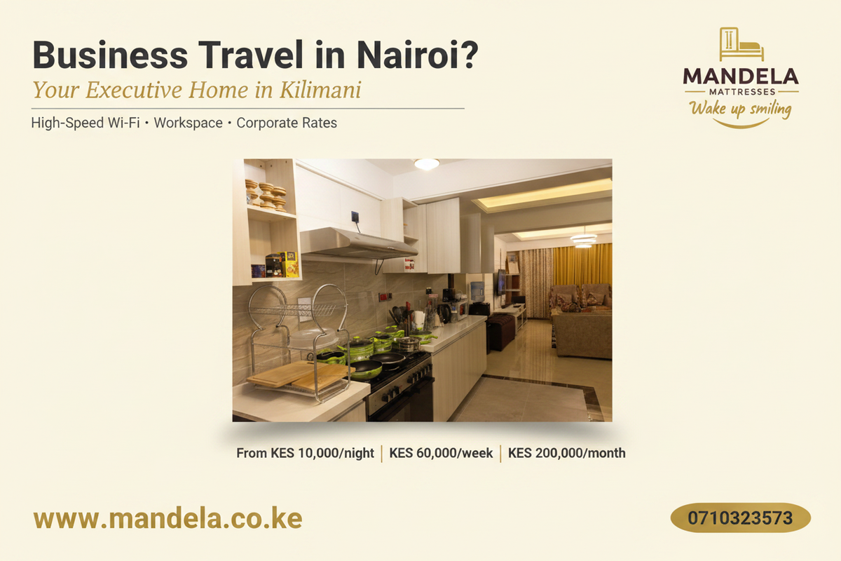 Best Accommodation for Business Travellers in Nairobi — Mandela Executive Suites