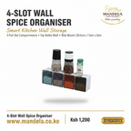 4-Slot Wall Spice Organiser Poster