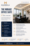 The Mirage Office Suite | Tower 3 | 857 sq ft | Westlands