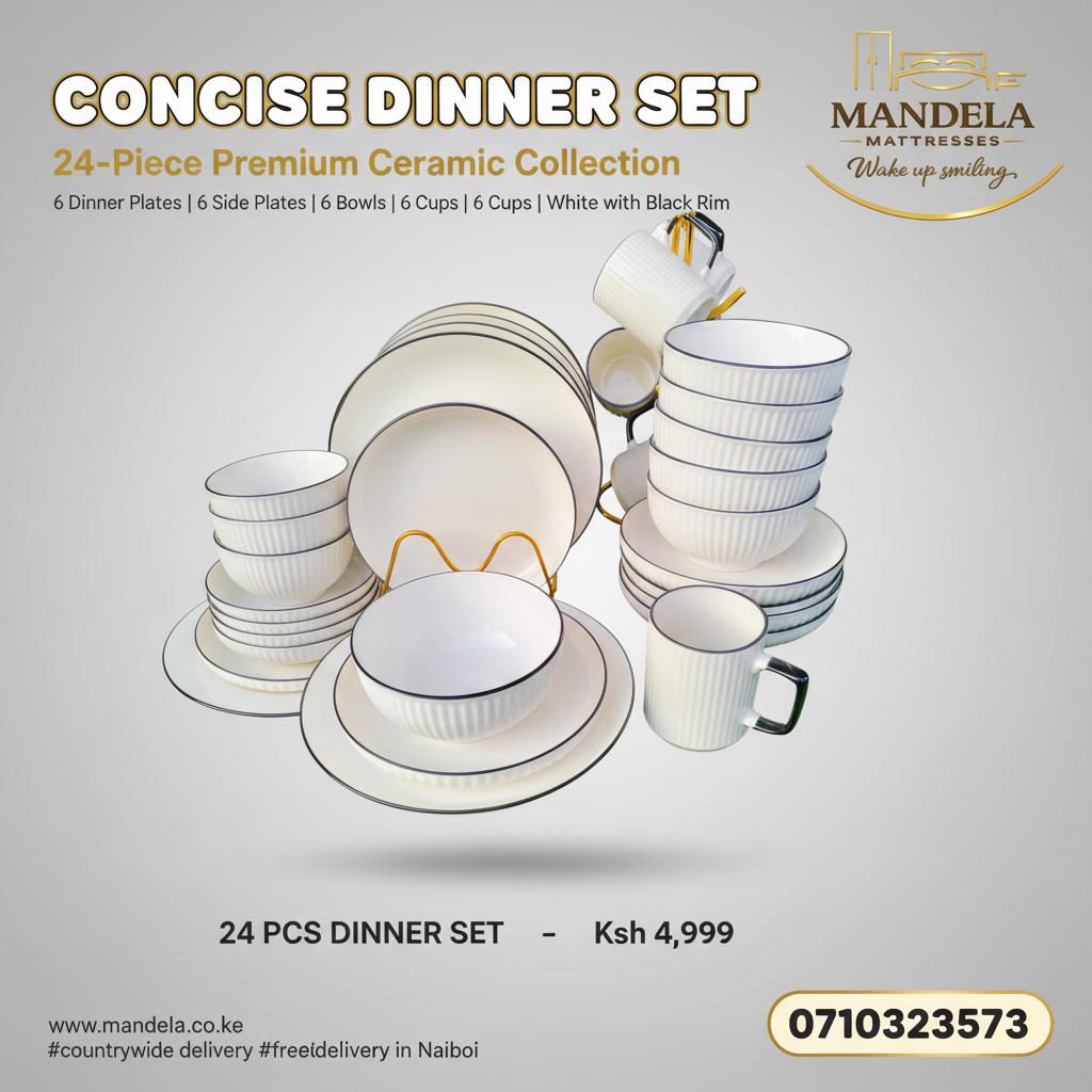 Concise Dinner Set Poster