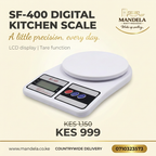 SF-400 digital kitchen scale at KES 999 with KES 1,150 crossed out