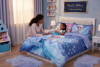 4pc Girls Cartoon Duvet Set – Size 4x6 | Barbie, Frozen, Sofia & More | Binded