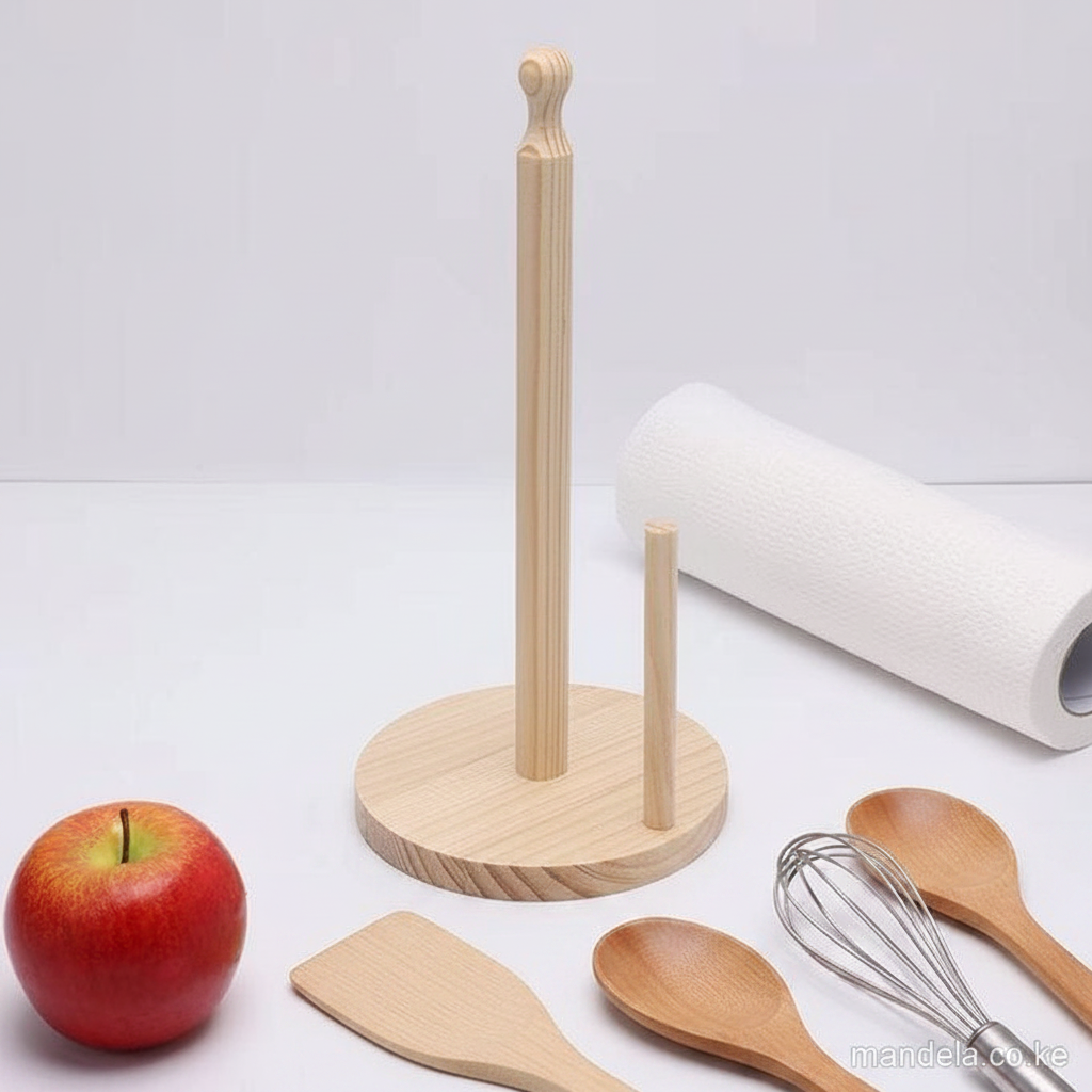 Wooden Kitchen Towel & Tissue Paper Holder