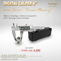 Digital Vernier Caliper 6" – 150mm | Stainless Steel | Metric & Imperial | LCD Display