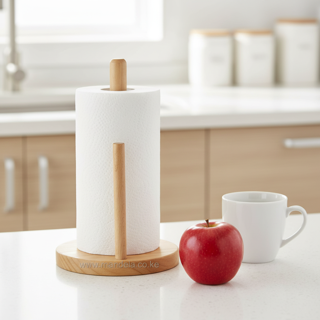 Wooden Kitchen Towel & Tissue Paper Holder