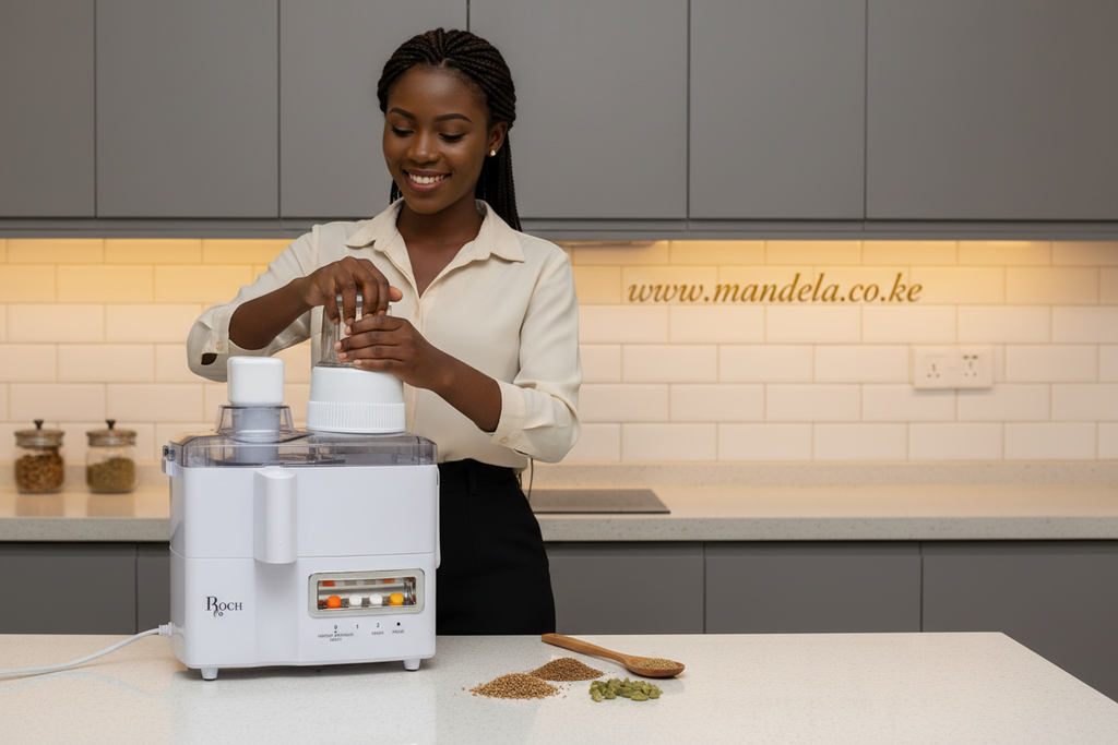 Roch RJE-2819-D 4-in-1 Juice Extractor – Juicer | Blender | Grinder | Mill