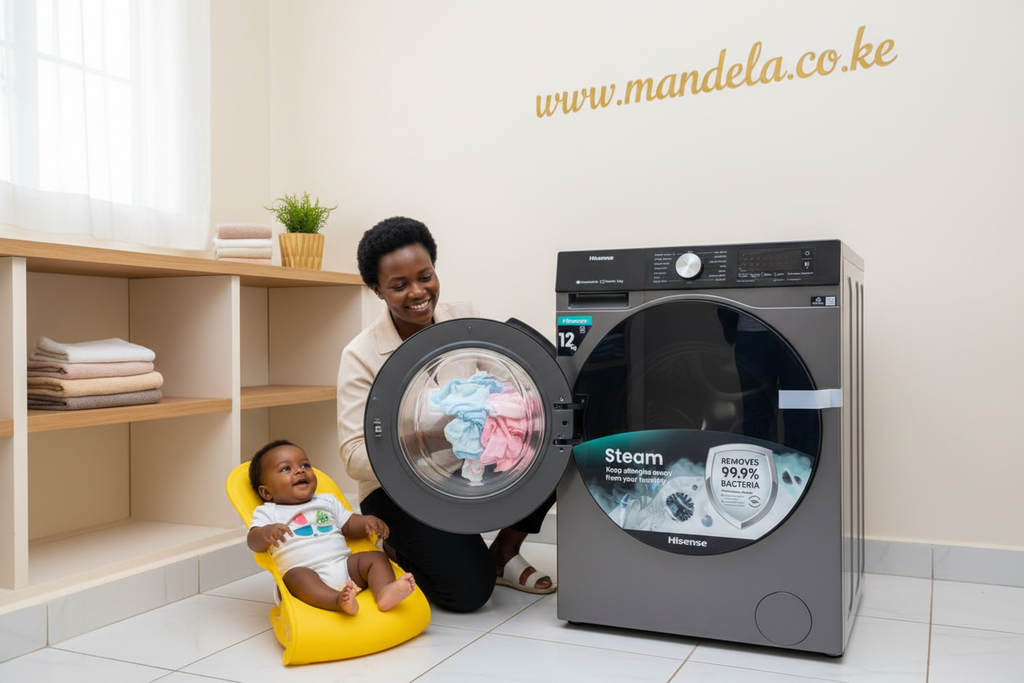 Hisense 12kg Steam Front Load Washing Machine – Allergy Care | 99.9% Bacteria Removal
