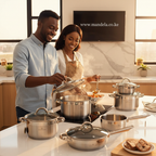 Edenburg 12-Piece Stainless Steel Cookware Set