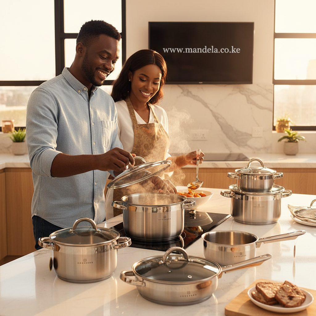 Edenburg 12-Piece Stainless Steel Cookware Set