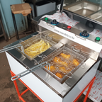 Commercial 10L+10L Double Tank Deep Fryer