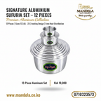 Signature 12-Piece Aluminium Sufuria Set