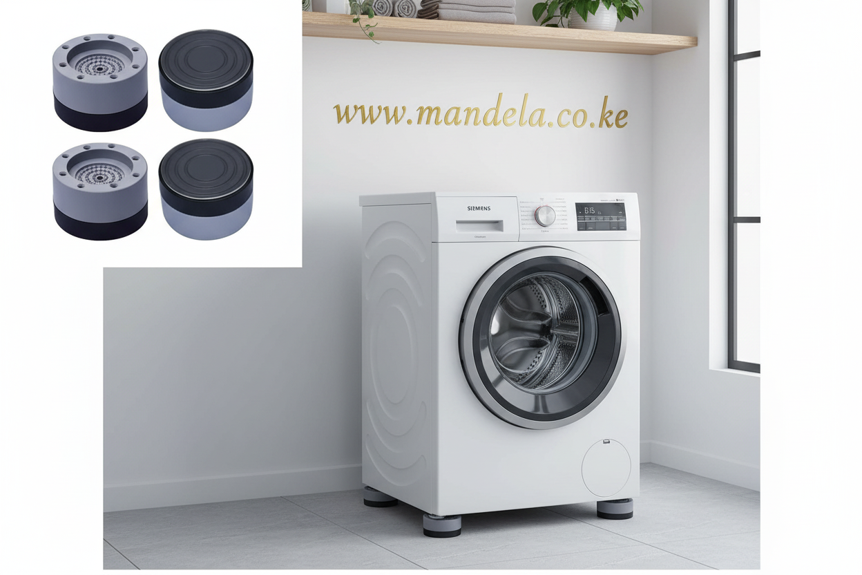 4pcs Universal Anti-Vibration Pads – Shock & Noise Cancelling | Washing Machine, Fridge, Freezer