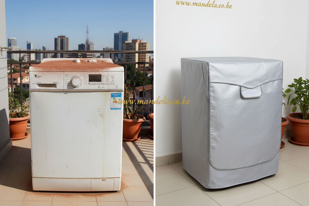 Washing Machine Cover – Waterproof & Sunscreen | Front Load & Top Load | Up to 12kg