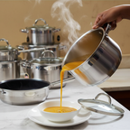 Edenburg 12-Piece Stainless Steel Cookware Set