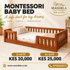 Montessori Baby Bed prices: 3 by 6 ft KES 20,000 and 4 by 6 ft KES 25,000