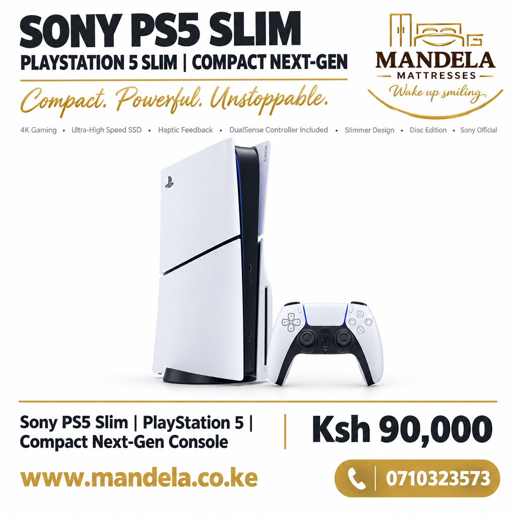 Sony PS5 Slim | PlayStation 5 Slim | Compact Next-Gen 4K Gaming Console | Disc Edition product image