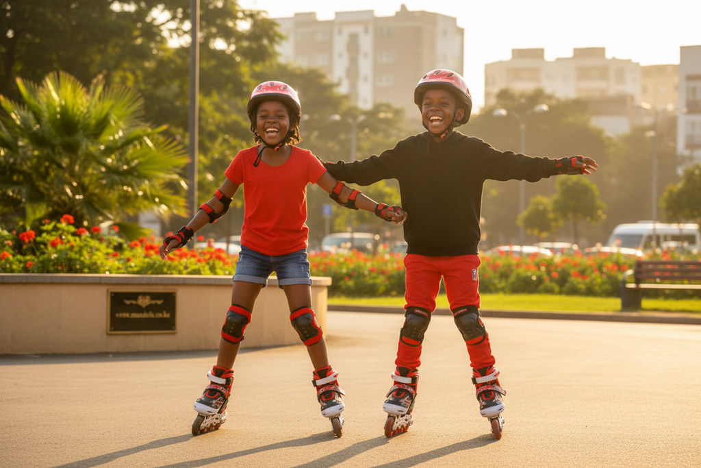 Full Set Inline Roller Skates with Helmet & Protective Pads – XMBT-8803