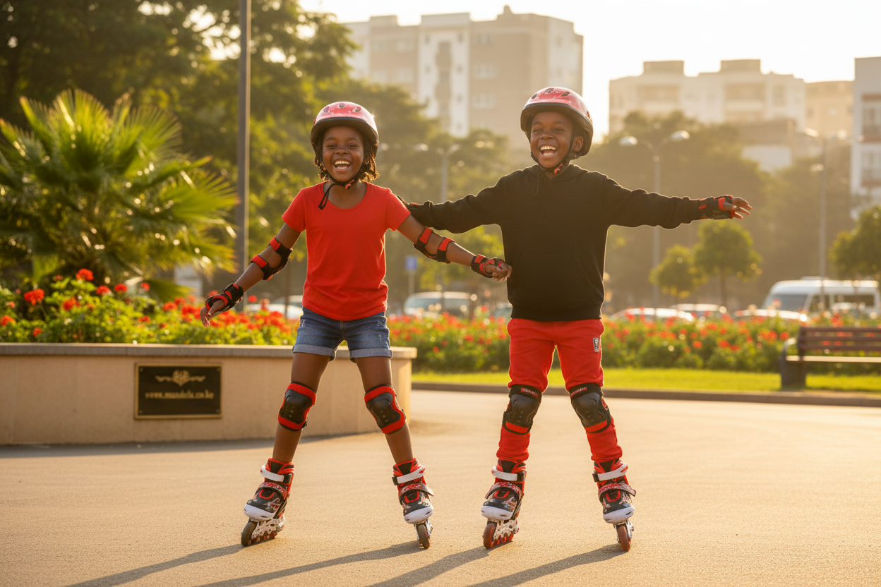 Full Set Inline Roller Skates with Helmet & Protective Pads – XMBT-8803