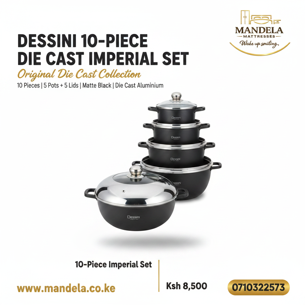 Dessini 10-Piece Die Cast Imperial Cookware Set
