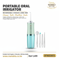 Portable Oral Irrigator | Rechargeable Water Flosser | 4 Nozzles | 220ml product image