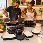 11-Piece Enamel Cast Iron Cookware Set | 6 Colours | Dutch Oven, Grill Pan & More product image