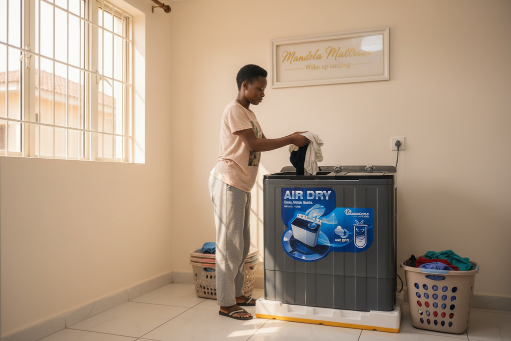 Ramtons RW/215 10kg Twin Tub Washing Machine with Air Dry