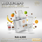 Roch RJE-2819-D 4-in-1 Juice Extractor – Juicer | Blender | Grinder | Mill