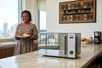 Ramtons RM/458 microwave on a bright Nairobi kitchen countertop