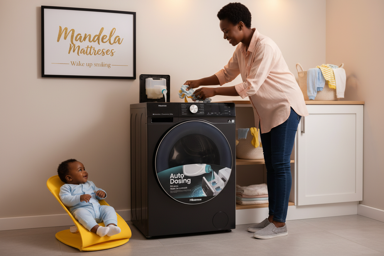 Hisense 12kg Wash & 8kg Dry Washer-Dryer Combo – Auto Dosing | ConnectLife