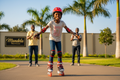 Full Set Inline Roller Skates with Helmet & Protective Pads – XMBT-8803