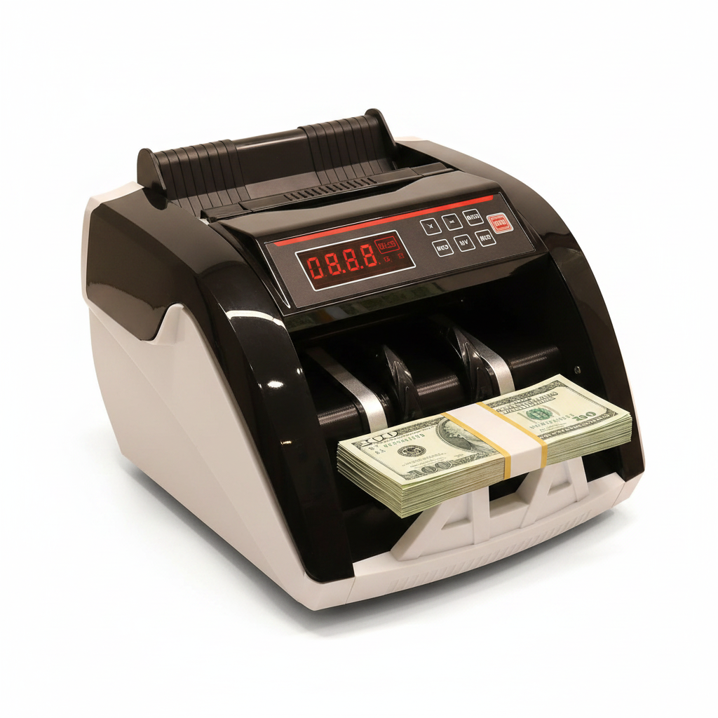 Bill Counter with UV/MG Counterfeit Detector | LED Display | Auto Count product image