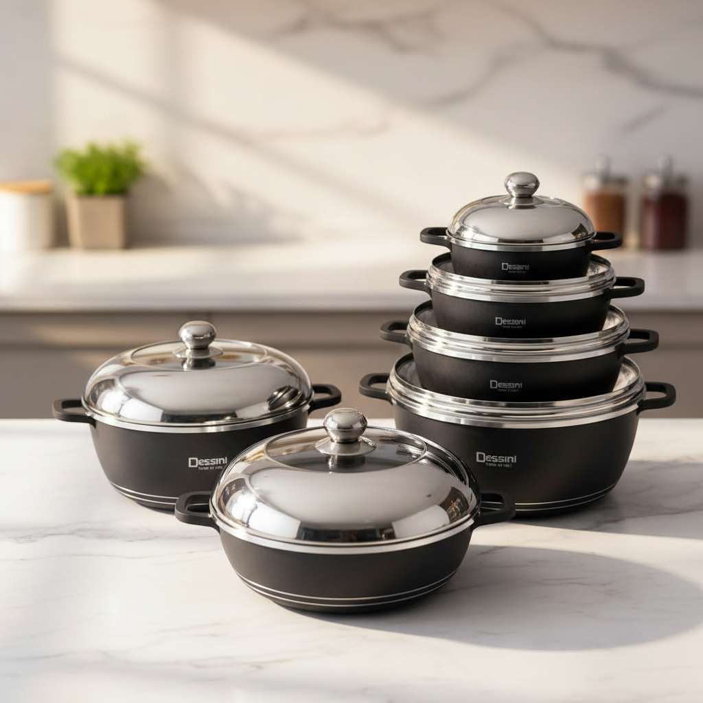 Dessini 10-Piece Die Cast Imperial Cookware Set