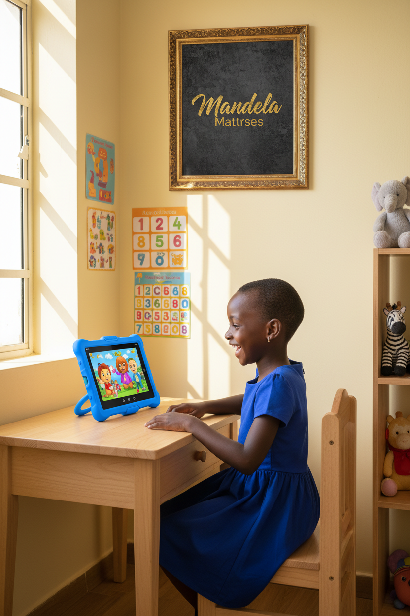Modio M730 5G Kids Android Tablet PC — HD Screen with Ring Stand Case