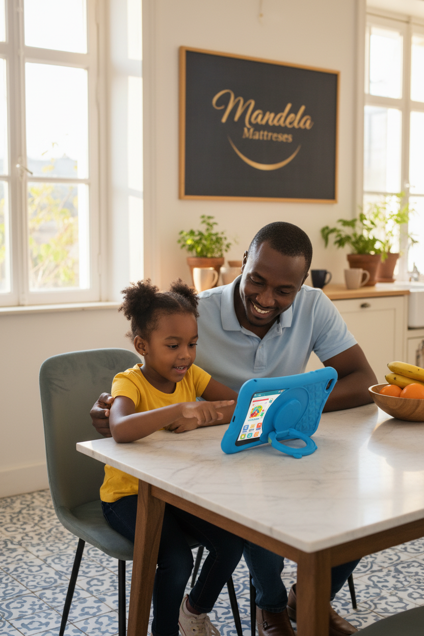 Modio M730 5G Kids Android Tablet PC — HD Screen with Ring Stand Case