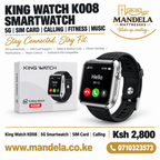 King Watch K008 Smartwatch | 5G | SIM Card | Calling | Fitness | Android & iOS7 product image