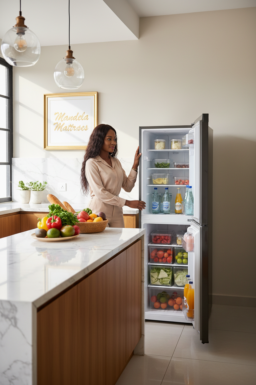 Roch RFR-250DT-B 197L No Frost Double Door Refrigerator – 5 Year Warranty