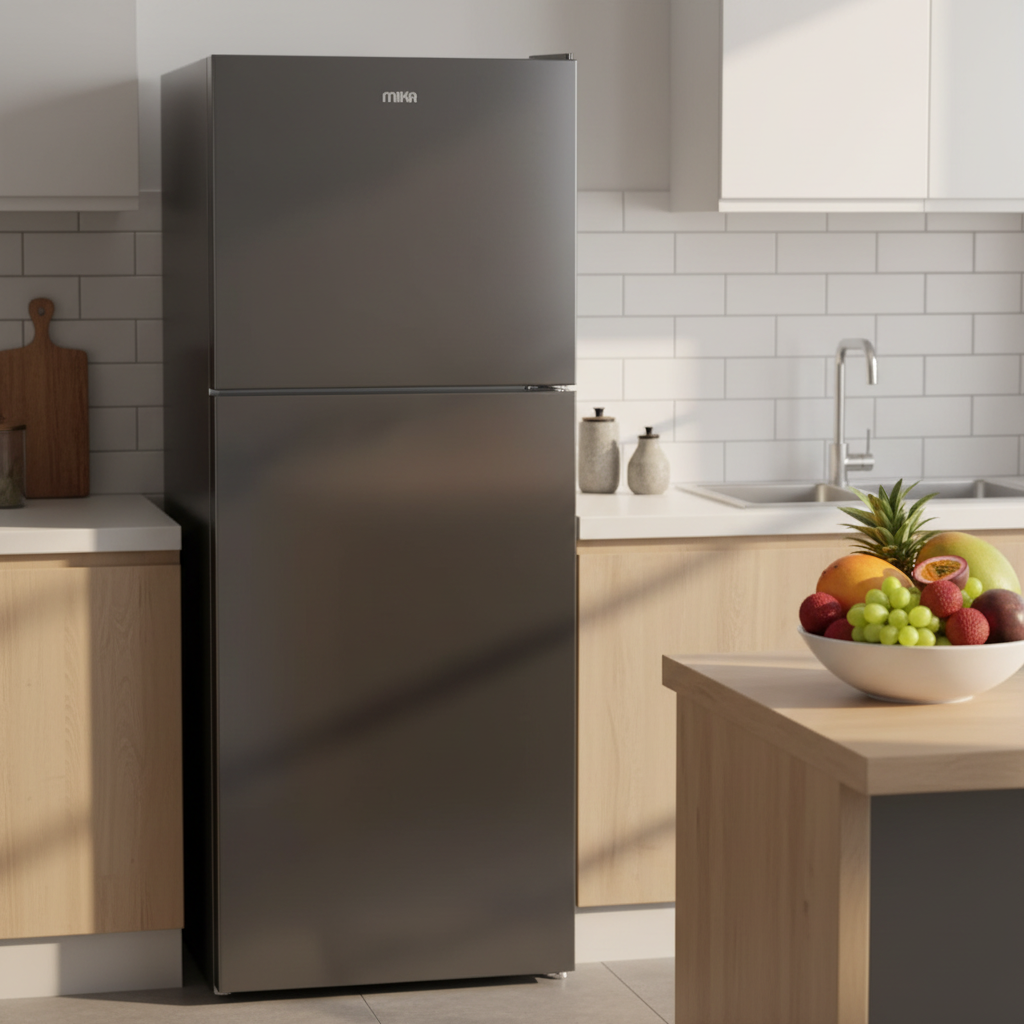Mika 202L No Frost Double Door Refrigerator MRNF202DS