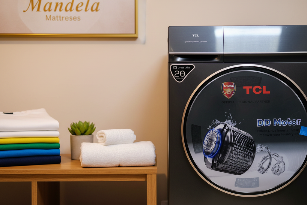 TCL 8kg Front Load Washing Machine – Touch Screen | DD Motor | 20 Year Warranty