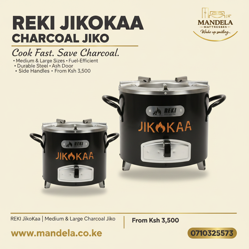 REKI JikoKaa Charcoal Jiko | Cook Fast, Save Charcoal | Medium & Large