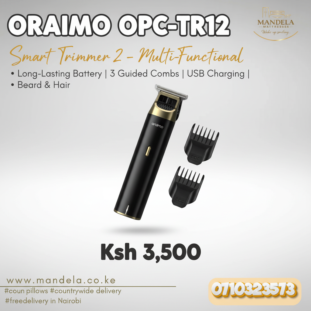 Oraimo Smart Trimmer 2 OPC-TR12 – Multi-Functional Hair & Beard Trimmer