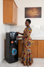 Mika Pure Aqua Black Water Dispenser — Hot & Cold, Free Standing