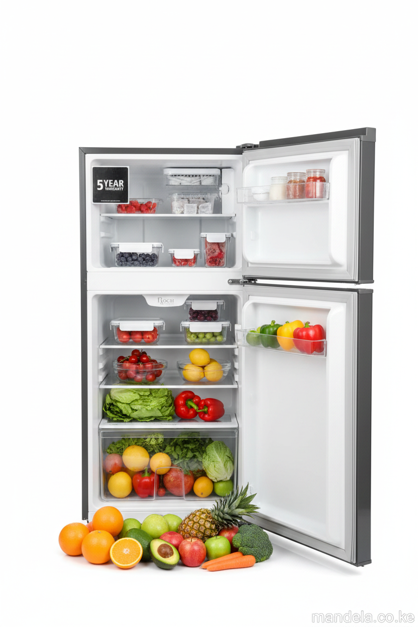 Roch RFR-115DT-1 85L Double Door Refrigerator – 5 Year Warranty