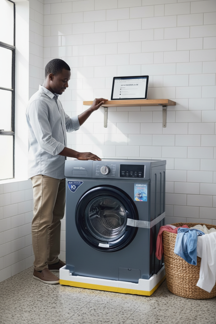 Globalstar GS-800GT 8kg Front Load Washing Machine – BLDC Inverter | 10 Year Warranty