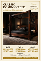 Classic Dominion Kenya price poster: KES 95000, 105000 and 120000