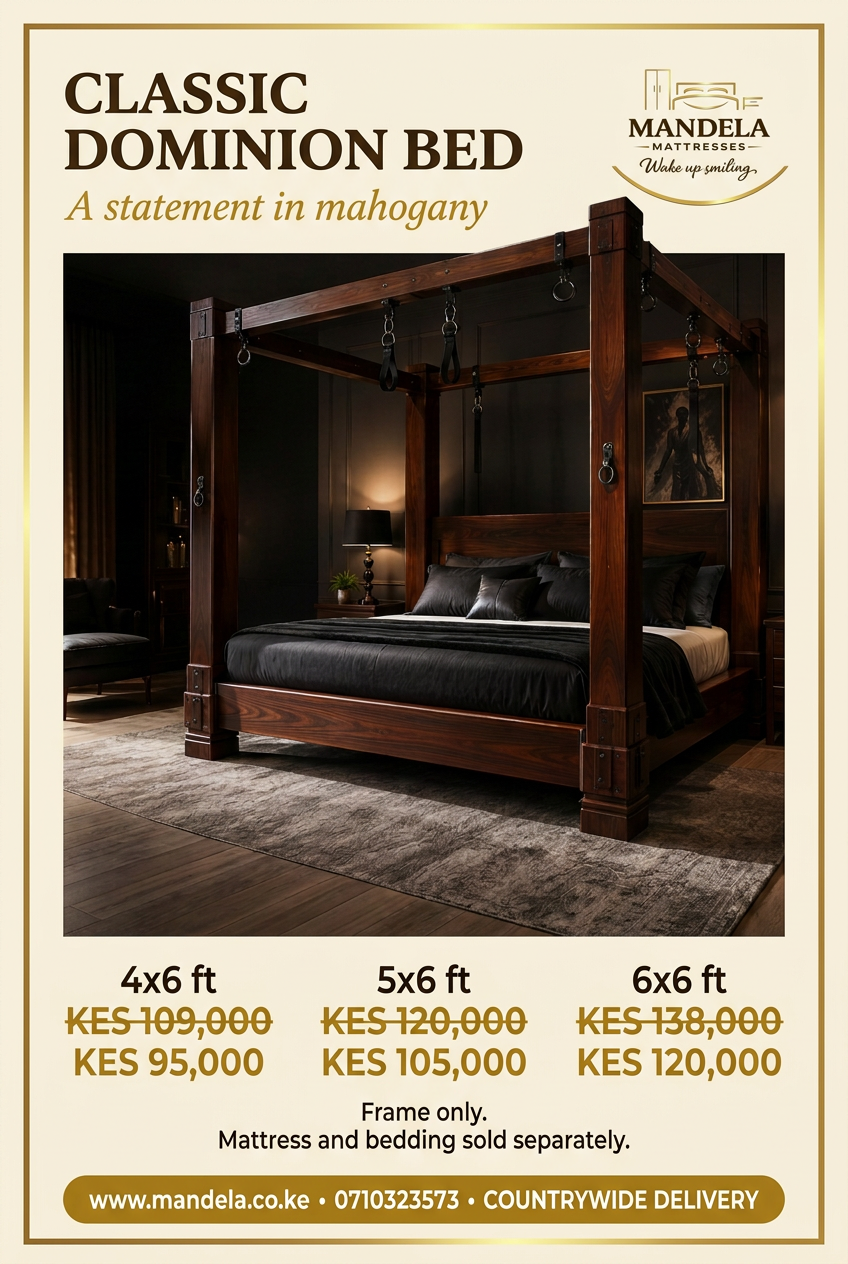 Classic Dominion Kenya price poster: KES 95000, 105000 and 120000