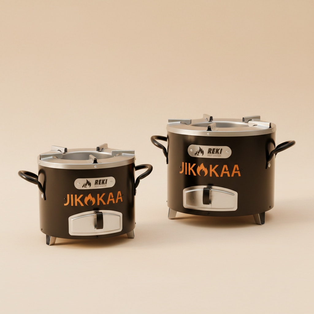 REKI JikoKaa Charcoal Jiko | Cook Fast, Save Charcoal | Medium & Large