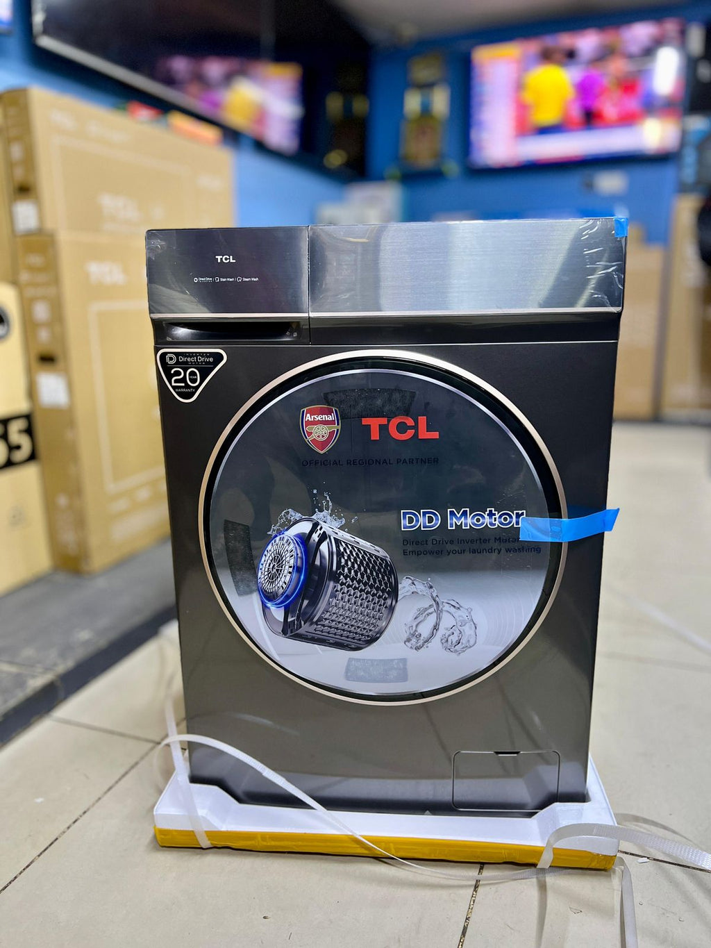 TCL 8kg Front Load Washing Machine – Touch Screen | DD Motor | 20 Year Warranty