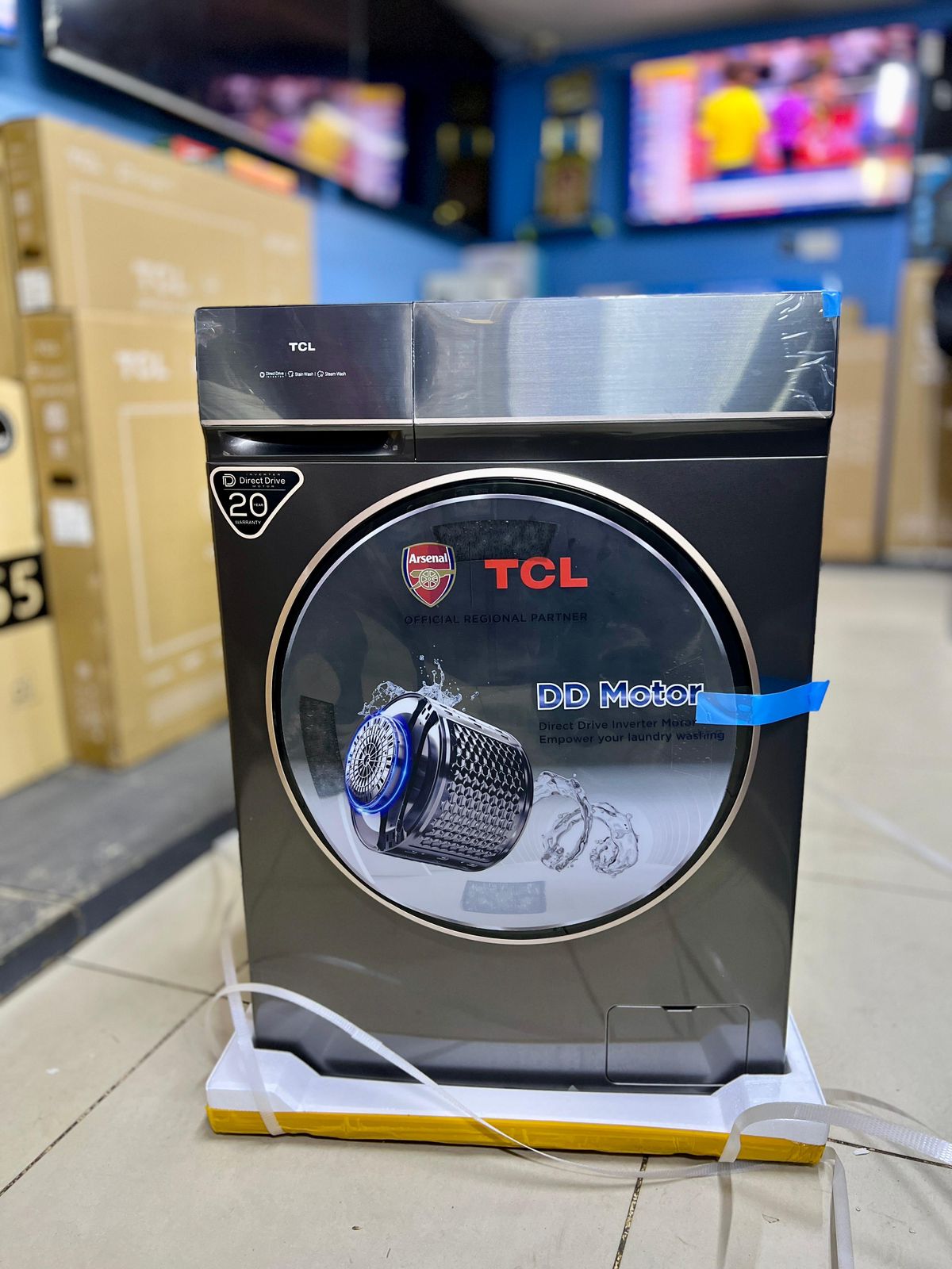 TCL 8kg Front Load Washing Machine – Touch Screen | DD Motor | 20 Year Warranty