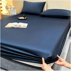 Waterproof Bamboo Fitted Mattress Protector — Terry Cloth | Hypoallergenic | 4 Colours