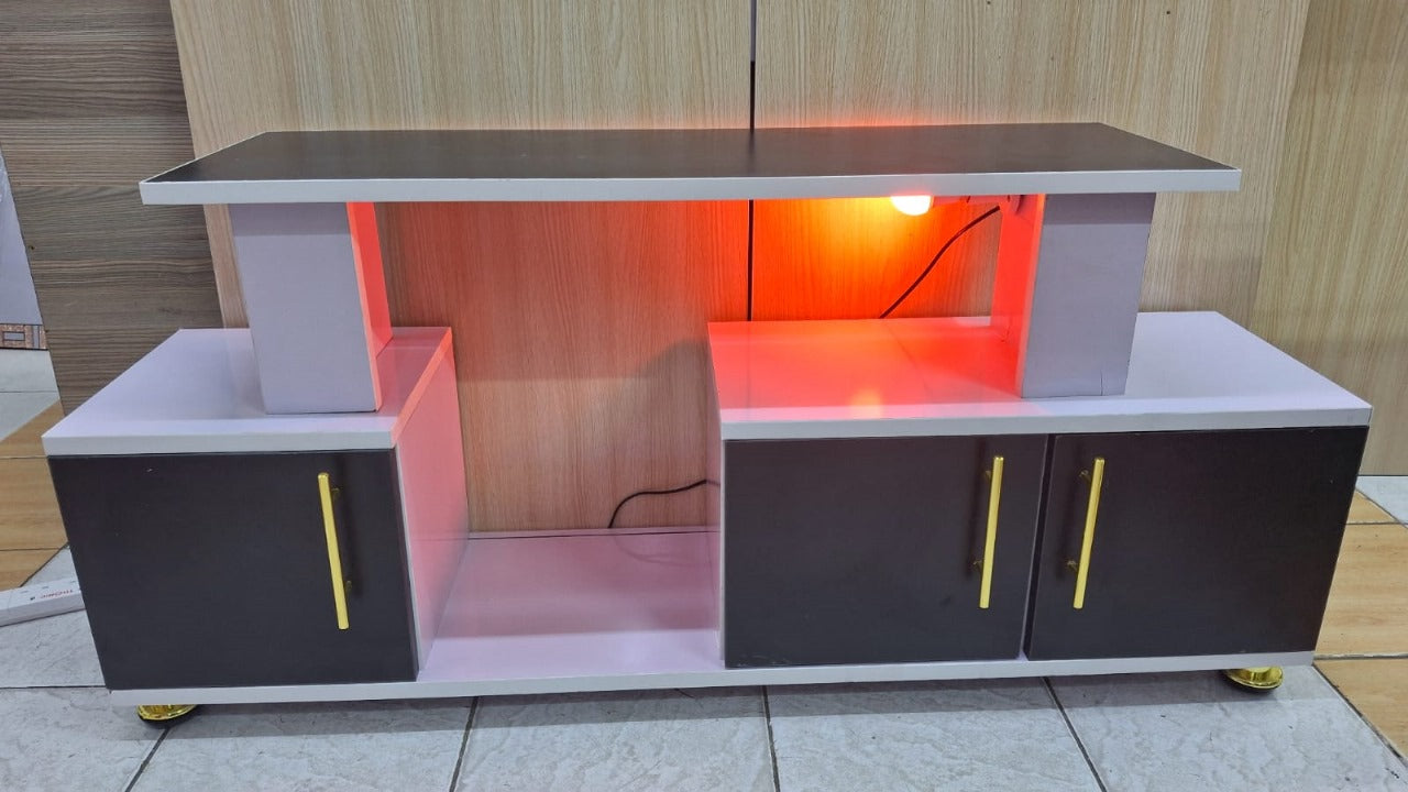 Istanbul 2 Modern TV Stand with LED Lights